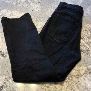 Abercrombie & Fitch Women's Black 90’s Straight Leg Jeans Size 26 2XS (2X short)